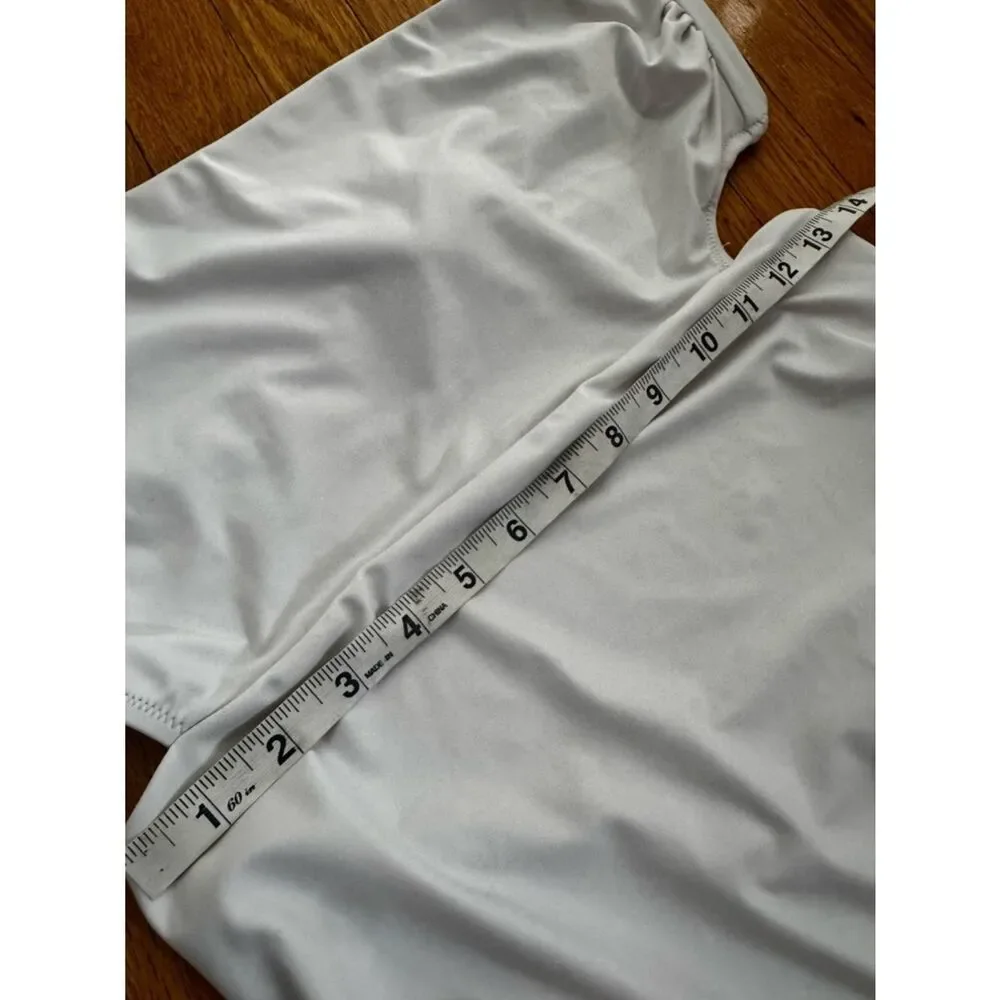 J.Crew Cutout tie-back one piece in white 14